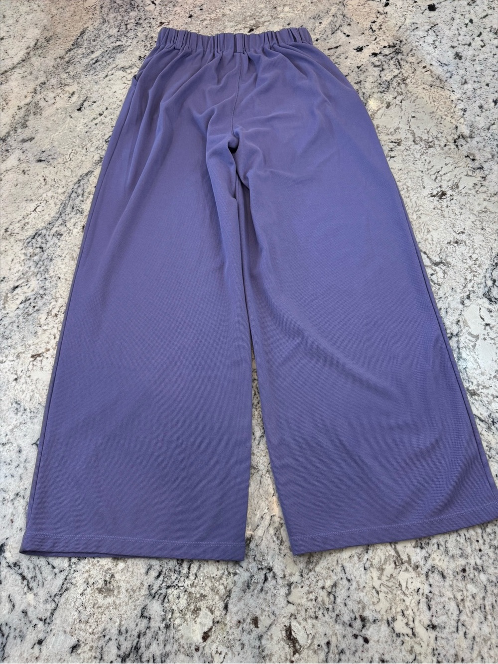 Halara Purple Wide Leg Pleated Pants Medium Tall High Waist - Picture 8 of 9